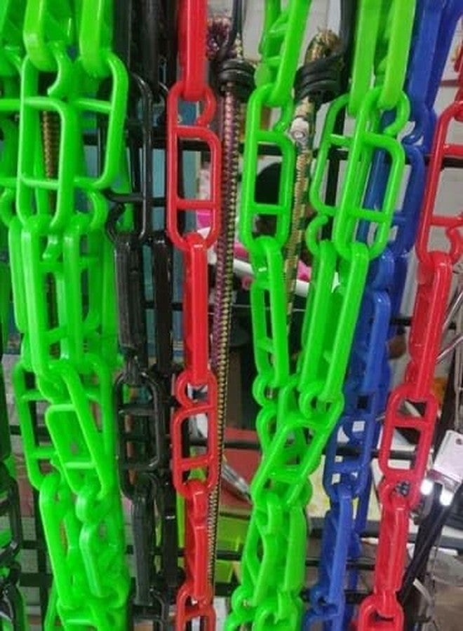 SAWSHIELD Plastic Chain Rope for Clothes Hanging, Multicolour (Pack of 4) - Image 5